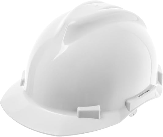 10 Pack of White Safety Helmets