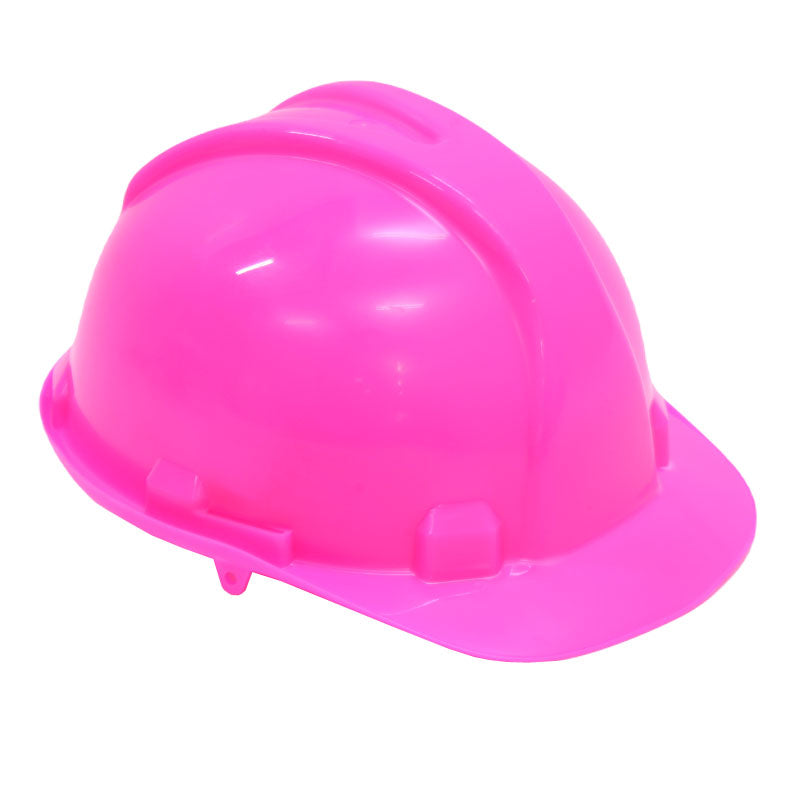 10 Pack of Pink Safety Helmets