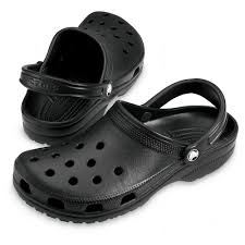 10 pack of black adult crocs